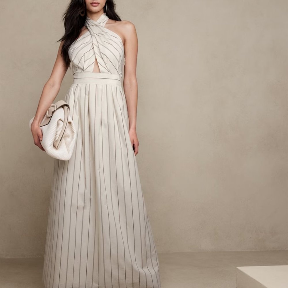 Banana Republic STELLA CLOUD CLUTCH Oversized Straw Clutch Handbag for Summer - Picture 4 of 13